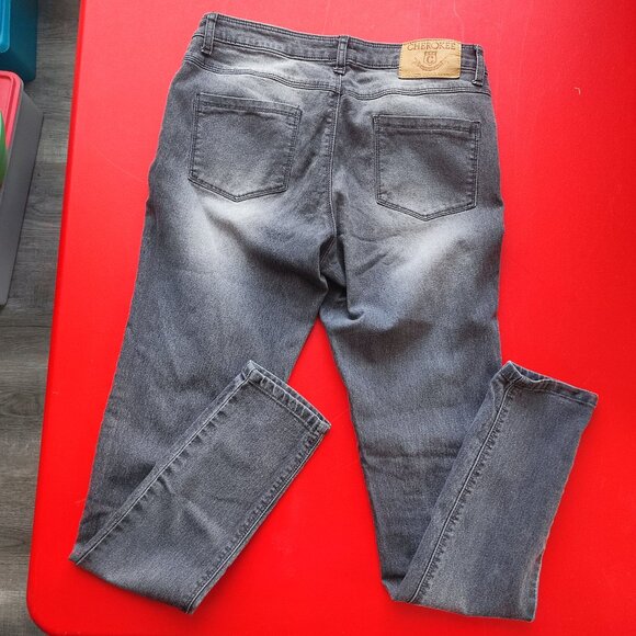 Cherokee jeans distressed grey men's size 28 - Picture 3 of 9